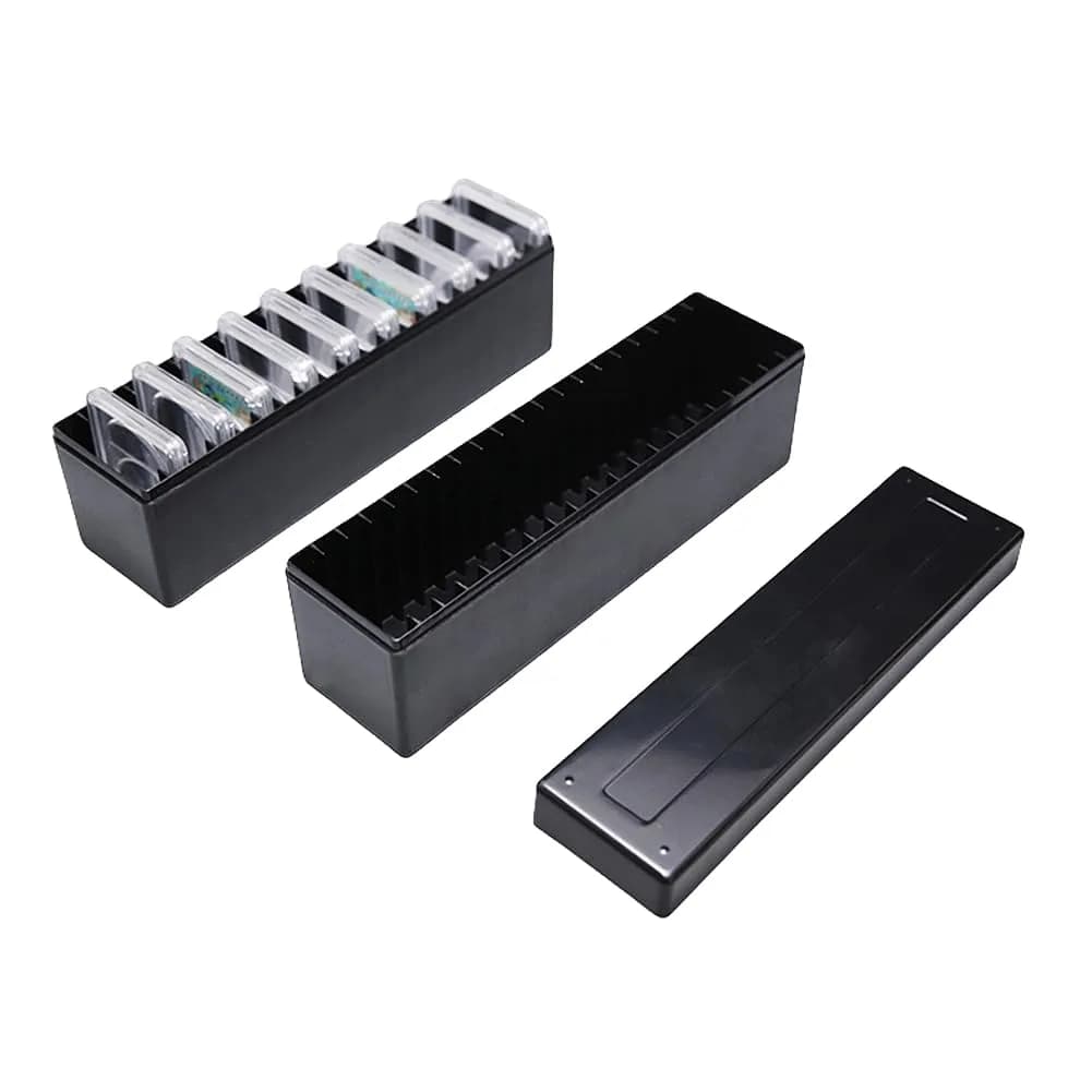 Ettonsun 20-Slot Coin Slab Storage Box 255g (9 oz) | Holds NGC, PCGS, PMG Slabs Securely - view 4