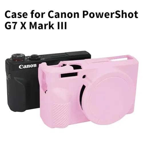 Easy Hood Pink Silicone Camera Case for Canon G7X Mark III | 4.9cm x 14.5cm x 6.5cm thumbnail 7