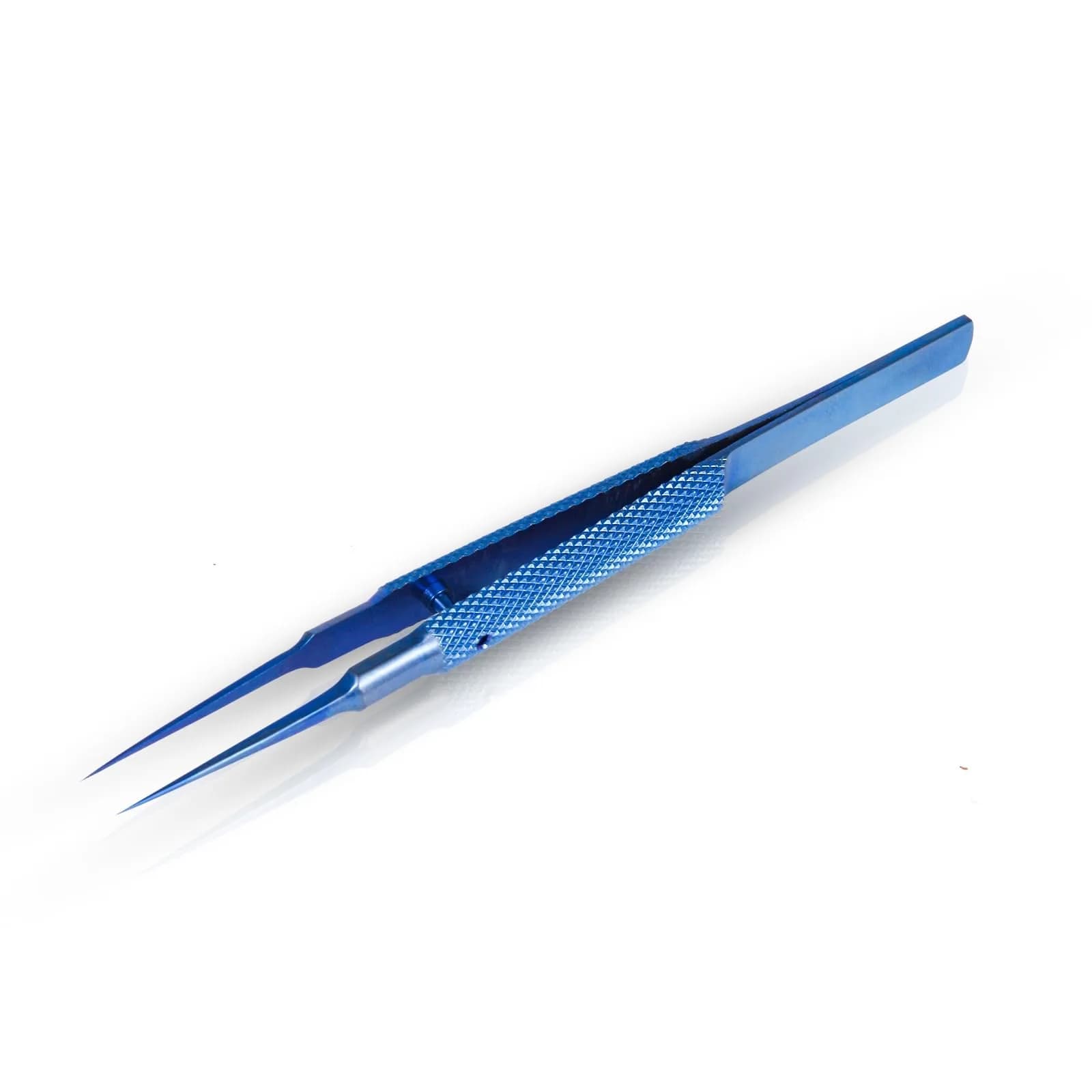 WEDOFIX Micro Precision Tweezers 10.8 cm (4.25'') Deep Blue | Fine Tip Anti-magnetic for Electronics & Jewelry