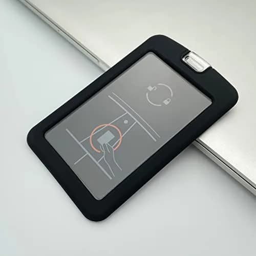 TANDRIVE Key Card Holder Case for Tesla Model 3/Y, Cybertruck, Rivian | 2-Pack Silicone Protector with Keychains thumbnail 5