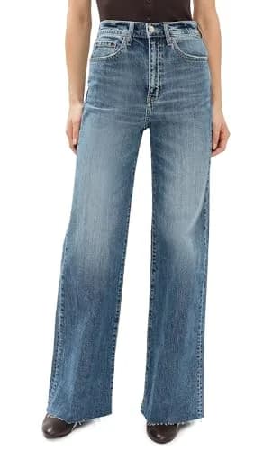 DAZE Women's Far Out Jeans, 28 | High-rise Wide Leg in Stunner with Structured Fit thumbnail 1