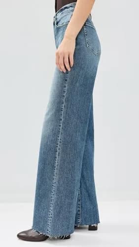 DAZE Women's Far Out Jeans, 28 | High-rise Wide Leg in Stunner with Structured Fit thumbnail 4