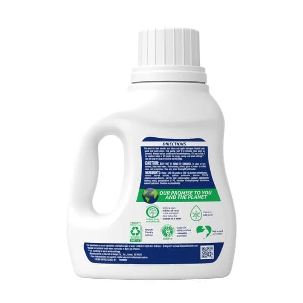 Arm & Hammer Sensitive Skin Free & Clear Liquid Laundry Detergent 975ml (33 fl oz) | Hypoallergenic Laundry Detergent - view 3