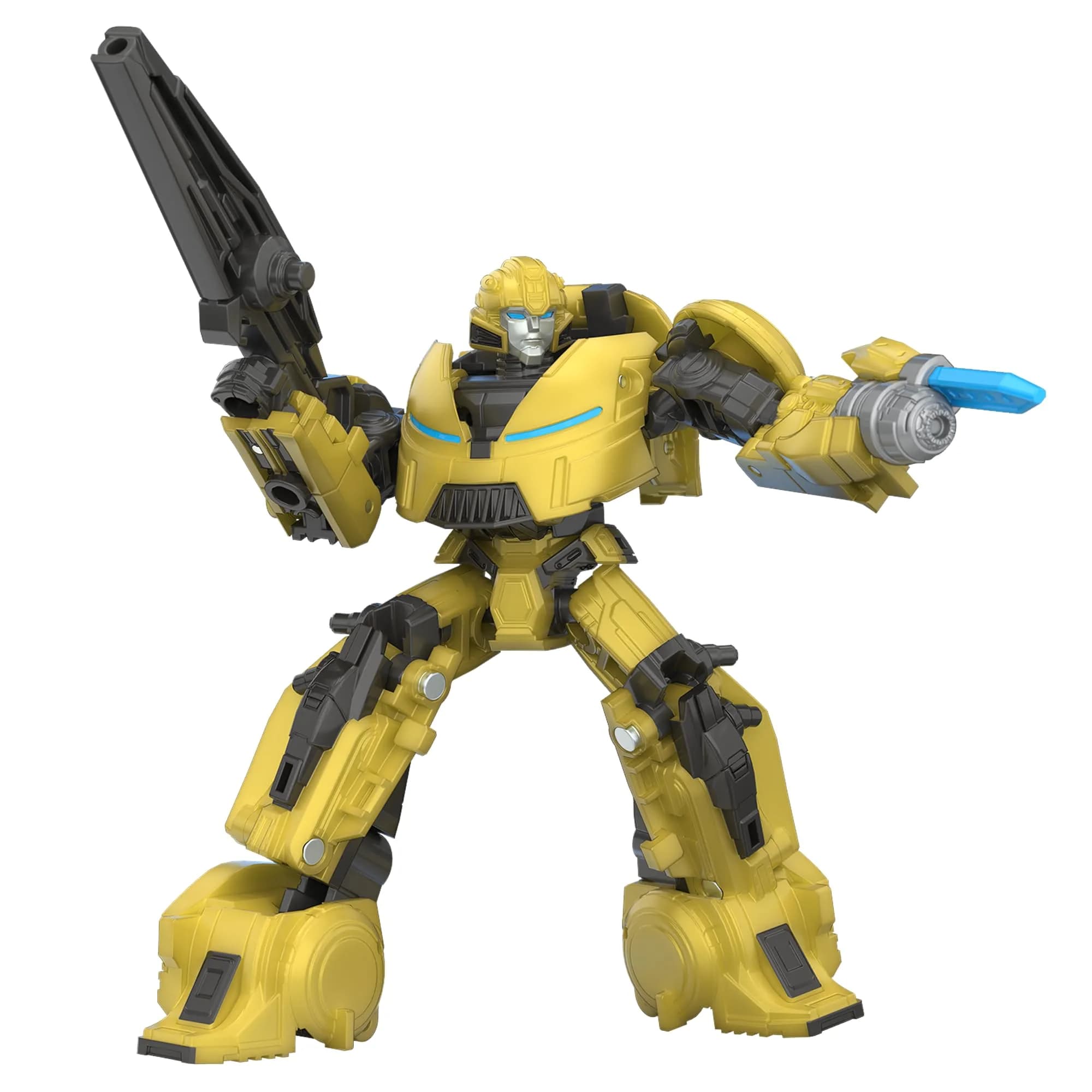 Transformers Toys Studio Series Deluxe Class Bumblebee (B-127) 4.5-inch Action Figure | Movie-Inspired, Converting Robot & Car — Multicolor