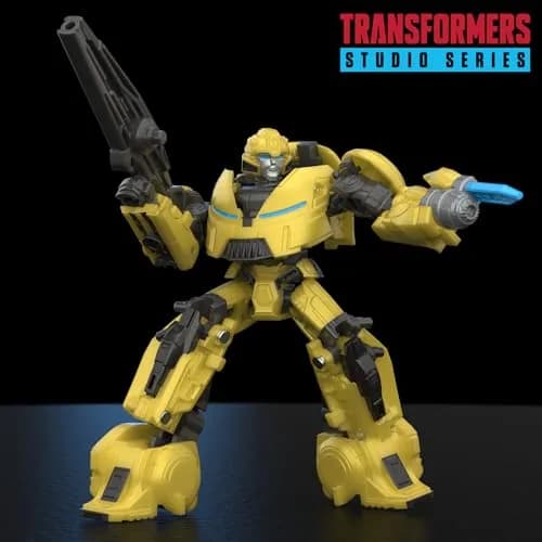 Transformers Toys Studio Series Deluxe Class Bumblebee (B-127) 4.5-inch Action Figure | Movie-Inspired, Converting Robot & Car thumbnail 3