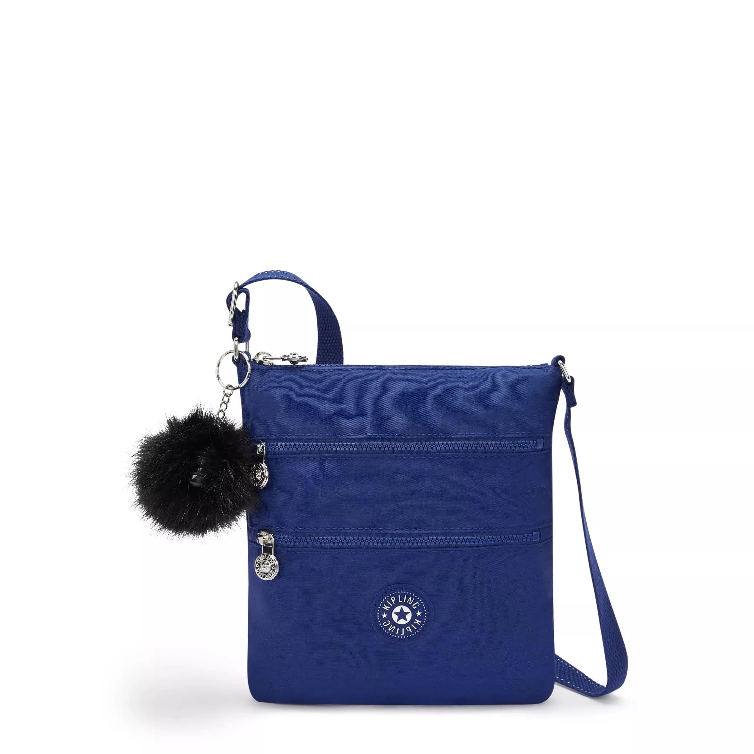 Kipling Keiko Mini Bag Brave Blue | Lightweight Adjustable Crossbody Purse (20.9cm L x 25.9cm H x 3.8cm W)