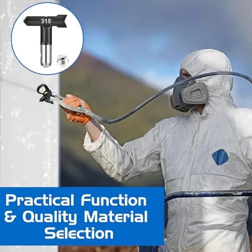 Zhengmy 12 Pcs Airless Paint Sprayer Tips Set 0.0109-0.0317 Inch Outlet | Reversible Spray Nozzles for Home & Industrial Painting thumbnail 5