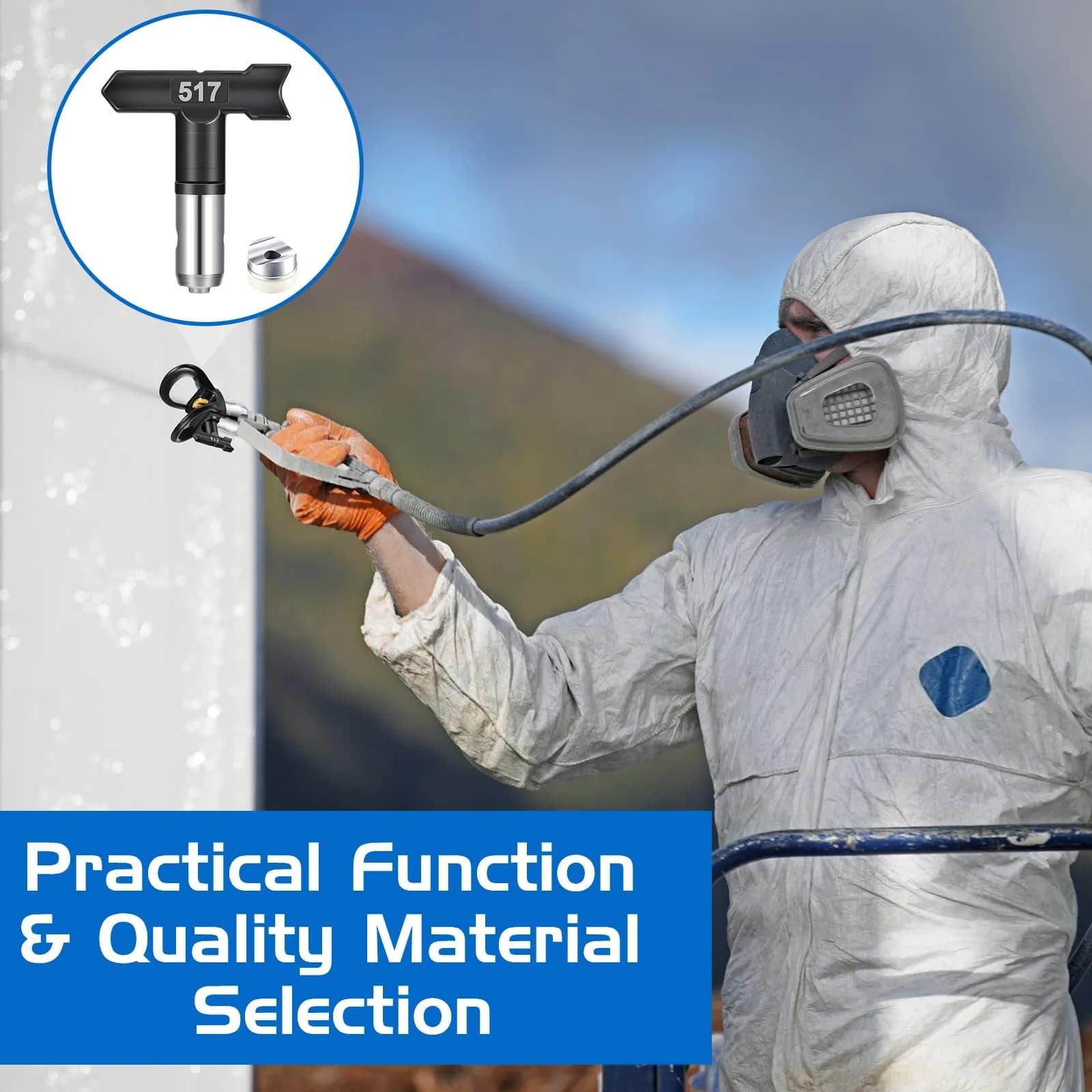 Zhengmy 12 Pcs Airless Paint Sprayer Nozzle Tips Set 413-623 | Reversible Spray Tips for Efficient Painting - view 5