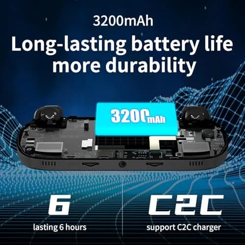 Doriteney RG40XXH Retro Handheld Game Console 4.0-inch IPS Screen Linux System 64GB | 5000+ Games RGB Lighting thumbnail 7