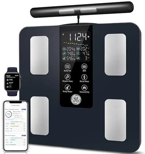 GE Smart Body Composition Analyzer Scale 2.05 kg (4.5 lb) | 50+ Metrics with FDA Approved Technology thumbnail 1