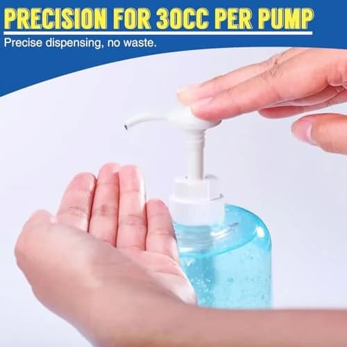 DupakSYS 2 Pack 5 Gallon Pump Dispenser 1 oz Pump with 50cm Extended Tube | Dispenses 30cc Per Press thumbnail 4