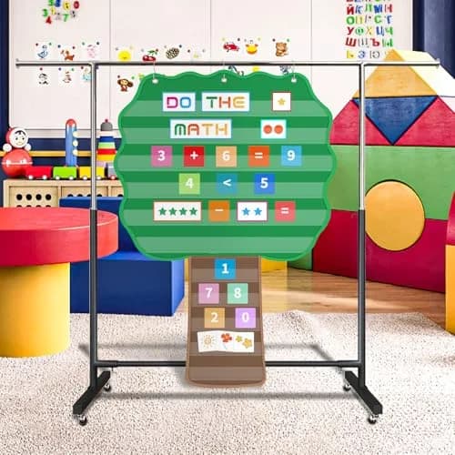 ALSLEA Large Hanging Pocket Chart 107cm x 73cm (42"x 28 ¾") | 11 Pockets for Classroom Organization thumbnail 3
