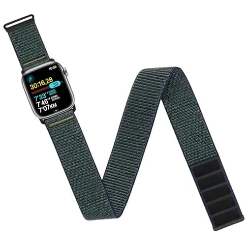 Straplanet Apple Watch Sport Armband & Ankle Strap 38-49mm | Breathable Nylon, Adjustable Fit for Women Men thumbnail 1