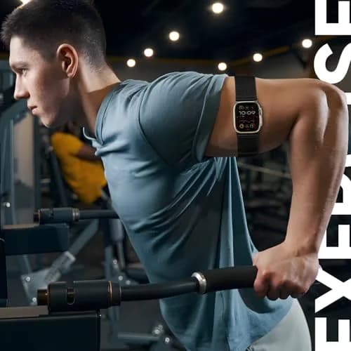 Straplanet Apple Watch Sport Armband & Ankle Strap | Breathable Nylon, Adjustable Fit (38mm-49mm) thumbnail 4