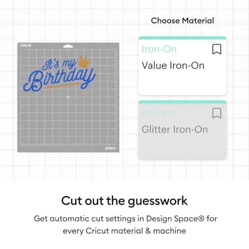 Cricut Value Iron-On Rainbow Sampler 20 Sheets (30.5 cm x 30.5 cm) | Outlasts 25 Washes thumbnail 5