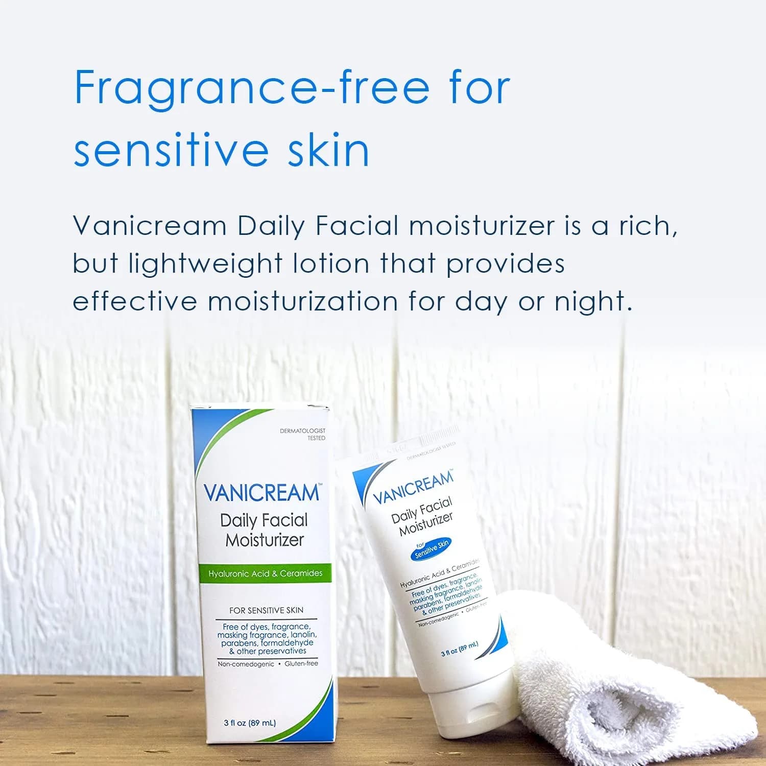 Vanicream Daily Facial Moisturizer 177ml (6 Fl Oz) Pack of 2 | For Sensitive Skin with Ceramides & Hyaluronic Acid - view 4
