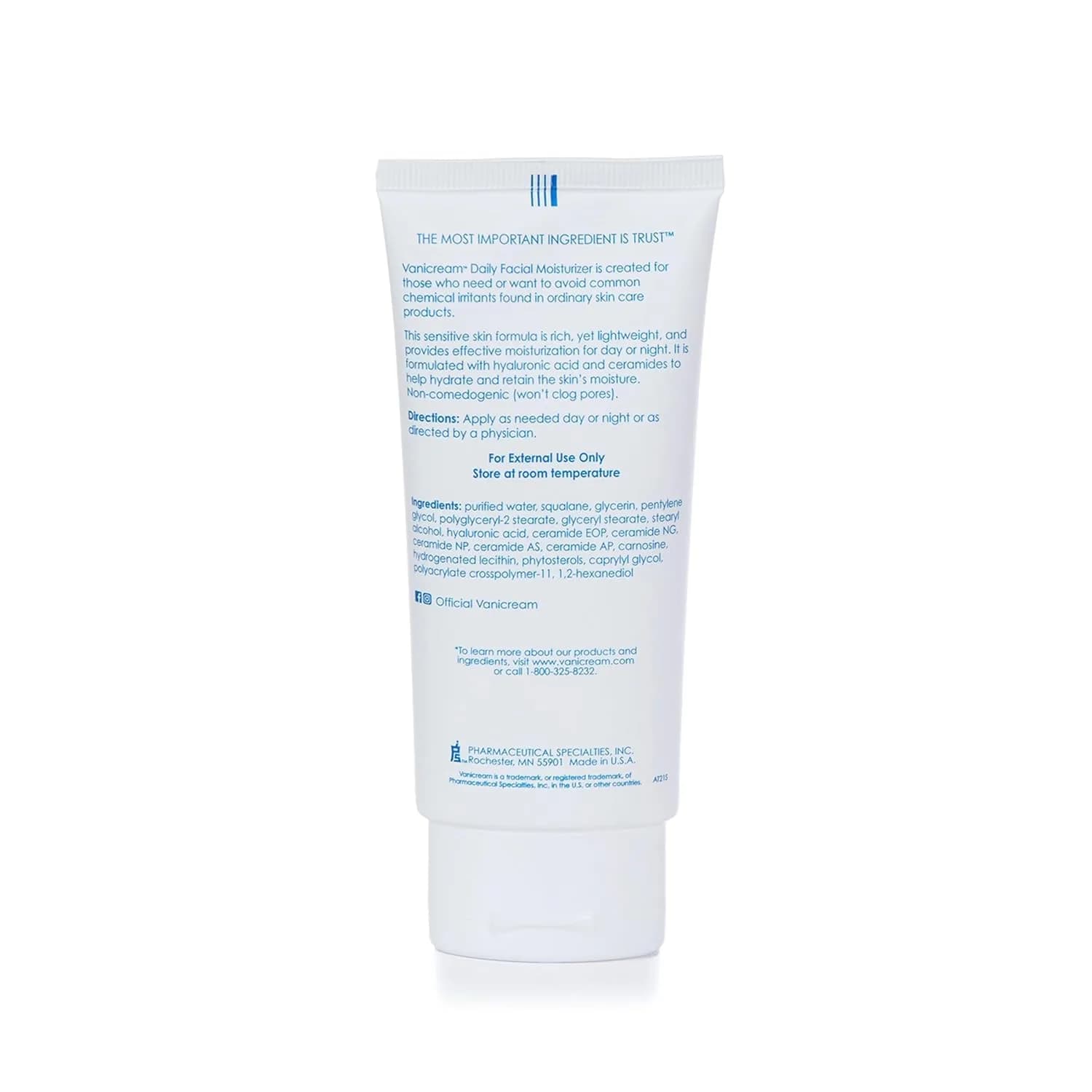 Vanicream Daily Facial Moisturizer 177ml (6 Fl Oz) Pack of 2 | For Sensitive Skin with Ceramides & Hyaluronic Acid - view 2