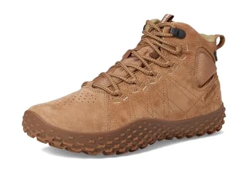 Merrell Wrapt Mid WP Shoes for Women | Barefoot Fit, Water-Resistant, Tobacco (5.5 US) thumbnail 9