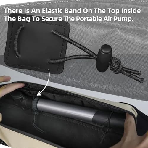 Rhinowalk Bike Frame Bag Waterproof Triangle Bicycle Under Top Tube Pouch 2.1L (Black) thumbnail 8