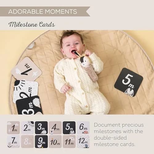 Taf Toys High Contrast Black and White Baby Toys Kit - 10 Developmental Infant Toys for Newborn - Sensory & Tummy Time Toys - BPA, Phthalate, PVC-Free | Supports Early Visual & Motor Growth thumbnail 6