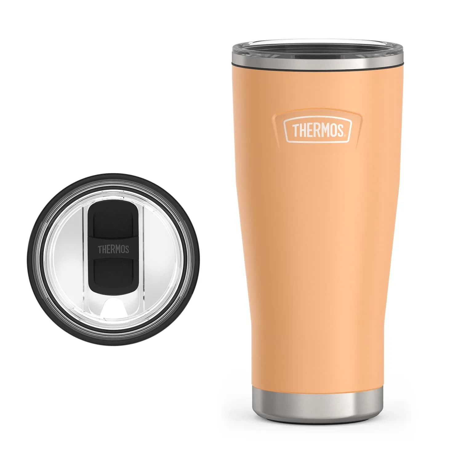 THERMOS Icon Series 24oz Stainless Steel Tumbler with Slide Lock Lid | 680ml (24 fl oz) Cold Retention Up to 22 Hrs - main product image