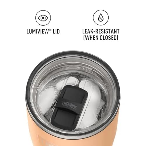 THERMOS Icon Series 24oz Stainless Steel Tumbler with Slide Lock Lid | 680ml (24 fl oz) Cold Retention Up to 22 Hrs thumbnail 5