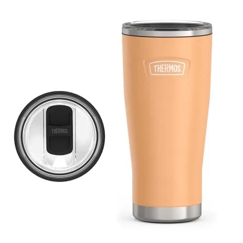 THERMOS Icon Series 24oz Stainless Steel Tumbler with Slide Lock Lid | 680ml (24 fl oz) Cold Retention Up to 22 Hrs thumbnail 1