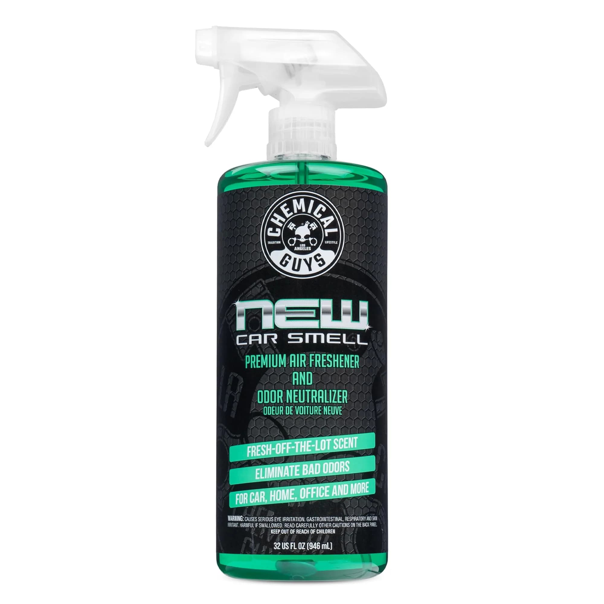Chemical Guys New Car Smell Air Freshener & Odor Neutralizer Spray 946ml (32 Fl Oz) | Professional Grade Odor Eliminator - main product image