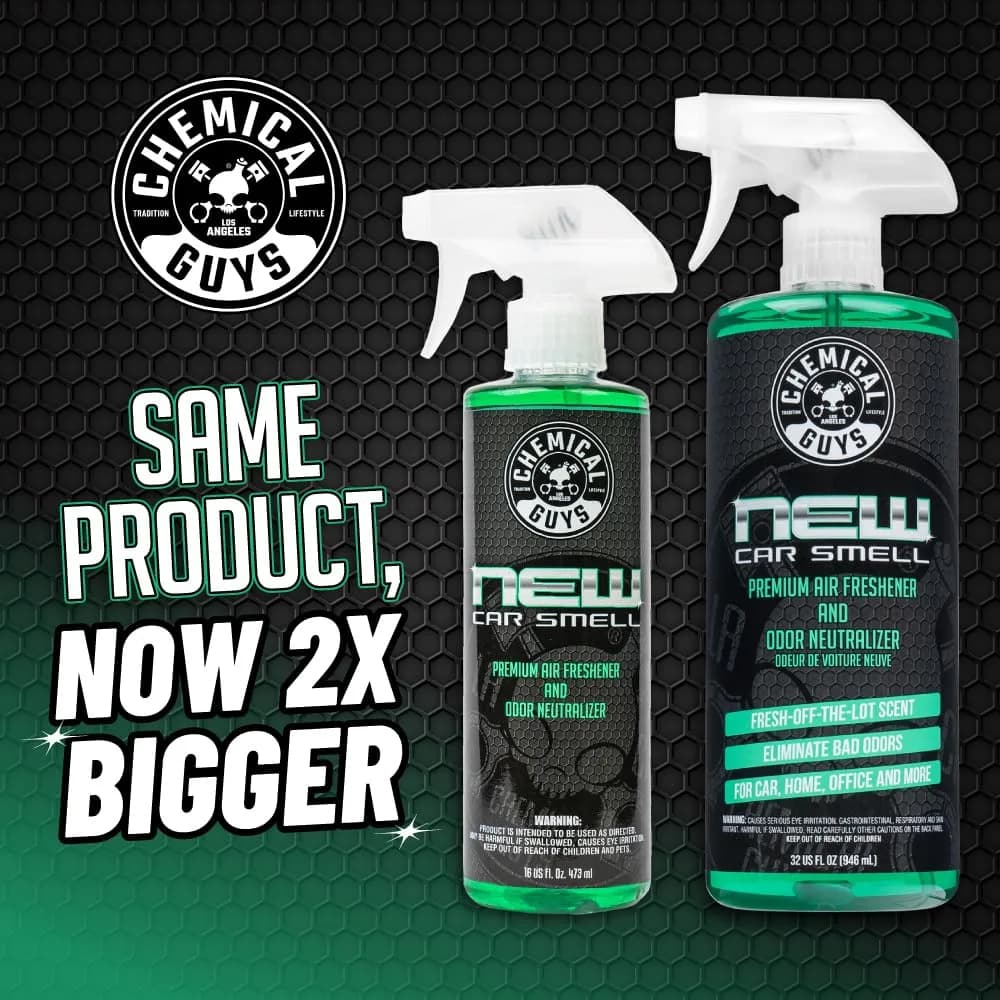 Chemical Guys New Car Smell Air Freshener & Odor Neutralizer Spray 946ml (32 Fl Oz) | Professional Grade Odor Eliminator - view 2