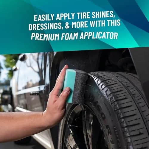 Chemical Guys Wonder Wave Durafoam Large Tire Shine Applicator 4 Pack | Even Coverage & Mess-Free thumbnail 2