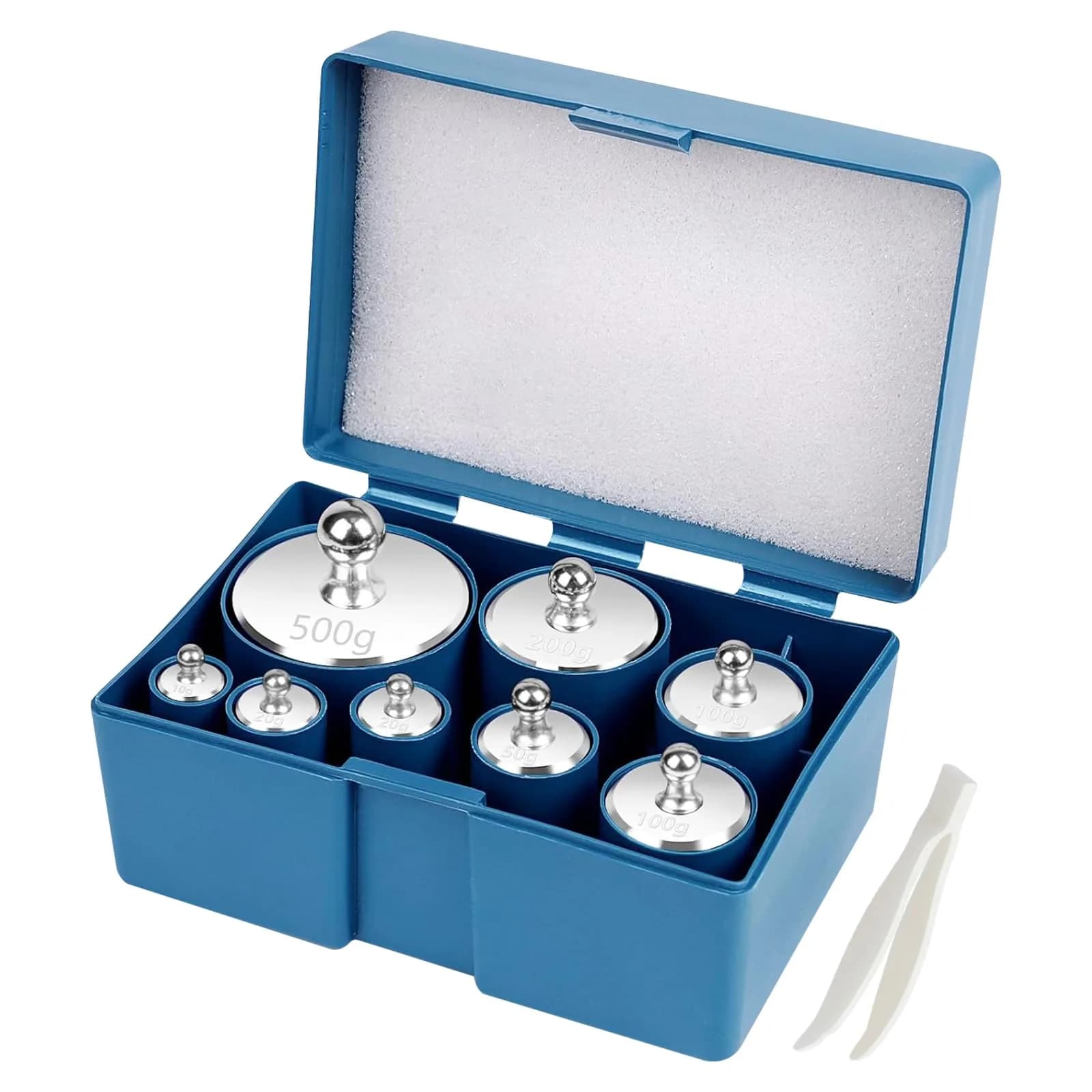 UCEC Calibration Weight Set 1000g with Case and Tweezers | Precision Measuring for Digital Scales — 1000g Set