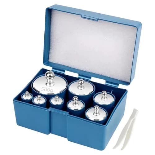 UCEC Calibration Weight Set 1000g with Case and Tweezers | Precision Measuring for Digital Scales thumbnail 1