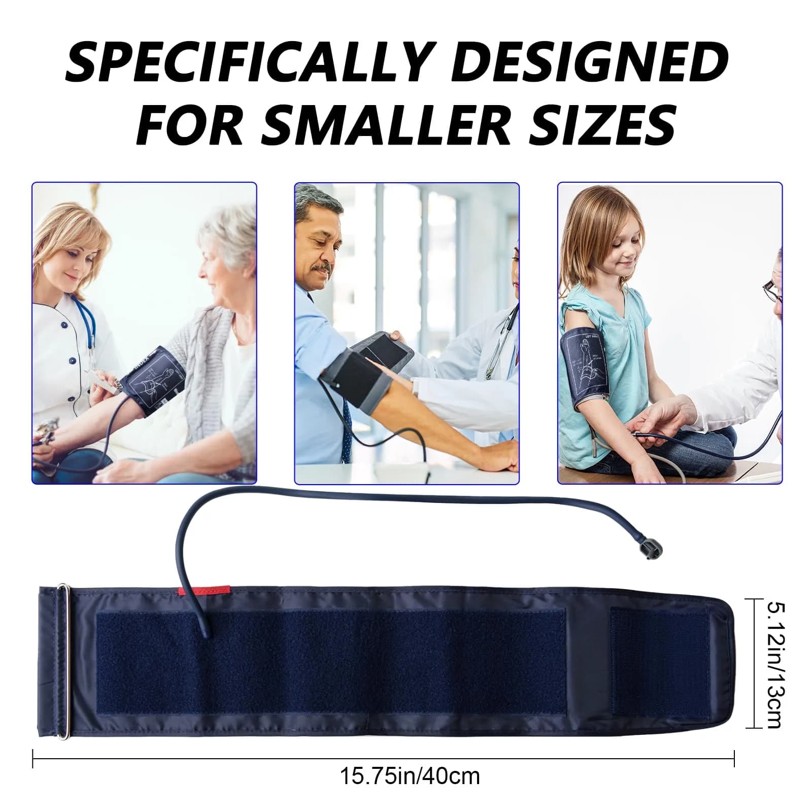 Medhome Small Blood Pressure Cuff 14-24cm (5.5"-9.5") | Accurate & Compatible Replacement BP Cuff for Small Arms - view 4