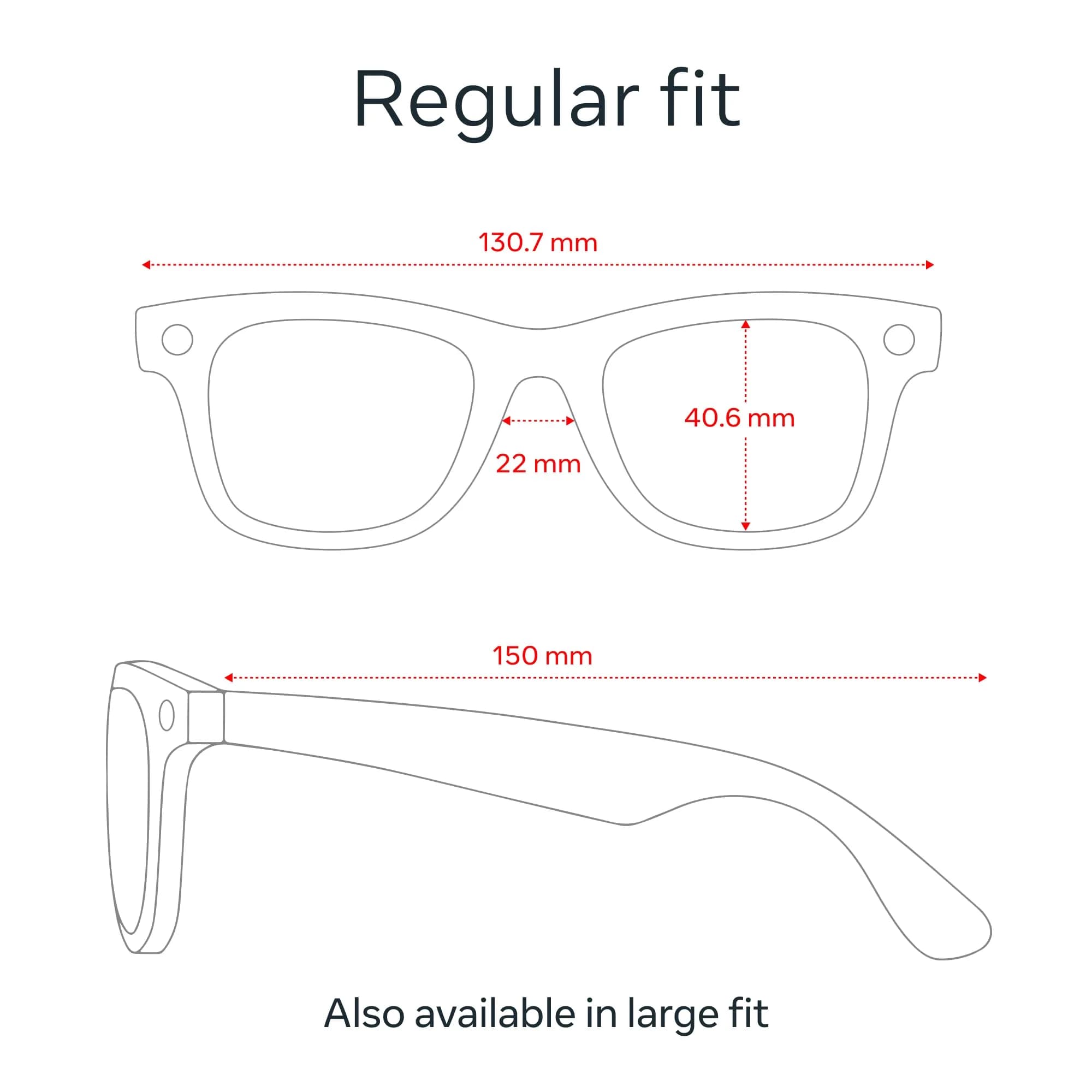 Meta Smart Glasses Wayfarer Matte Black Polarized Gradient Graphite Regular | Iconic Style with AI Assistant - view 4