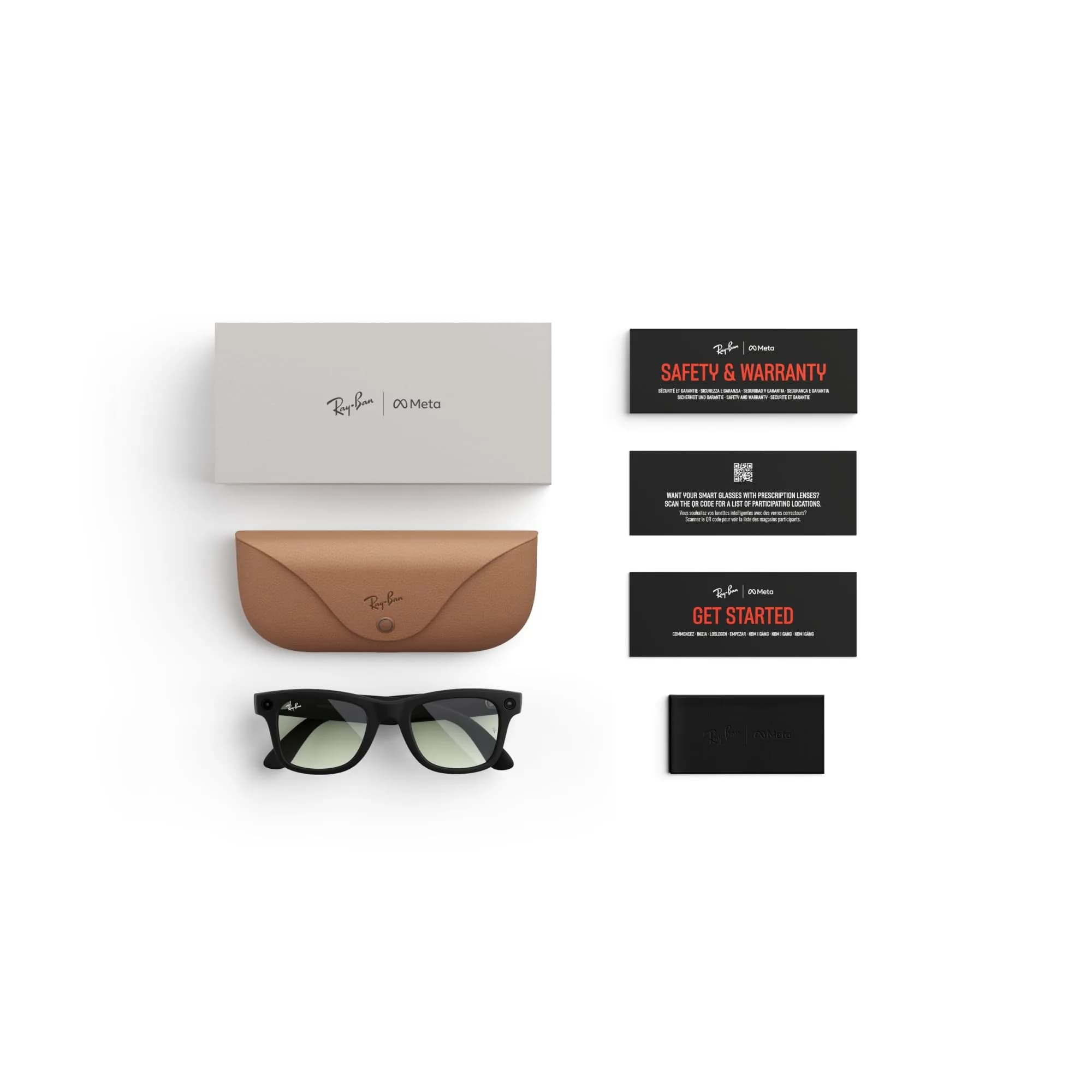 Meta Smart Glasses Wayfarer Matte Black G15 Green Transitions Large | Iconic Style Meets AI Assistant - view 3