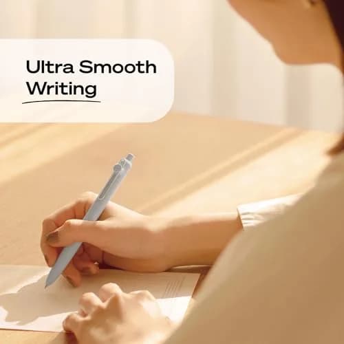 Uni-Ball Zento Gel Pens, Black Ink, 0.7mm Medium Point, Pack of 12 | Smooth Writing for Journaling, Office & School thumbnail 2