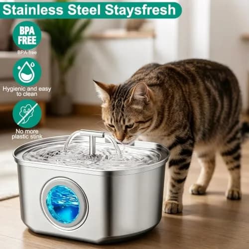 Pure Realm Cat Fountain Filters 6 Pack | Activated Carbon & Manganese Sand Odor Control thumbnail 4