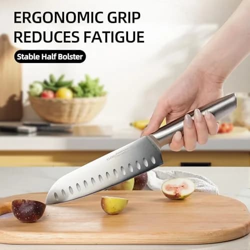 KnifeSaga 14 Pcs Knife Set with Block, Premium, Razor Sharp, Japanese Steel | 14-Piece Kitchen Knife Collection thumbnail 3