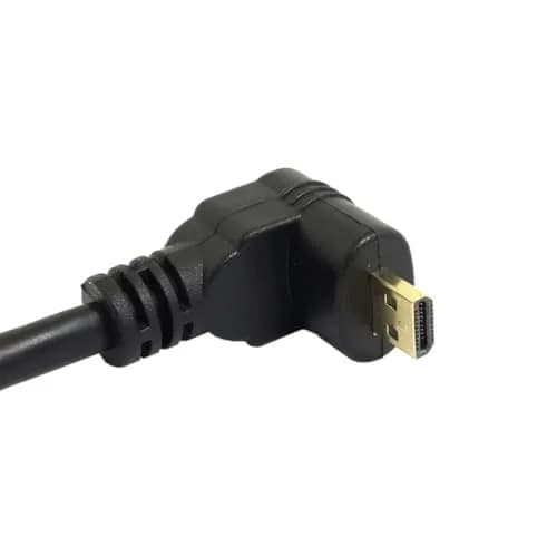 chenyang Micro HDMI Male to HDMI Female 4K60hz HDTV 90 Degree UP Angled Cable Adapter for Displays Monitor Camera 10cm | True HD Connection thumbnail 7