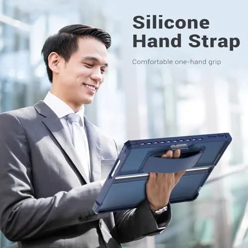 MoKo Blue Hybrid Protective Case for 13" Microsoft Surface Pro 12th 2026, Surface Pro 11/10/9 | Shockproof Kickstand Hand Strap thumbnail 7