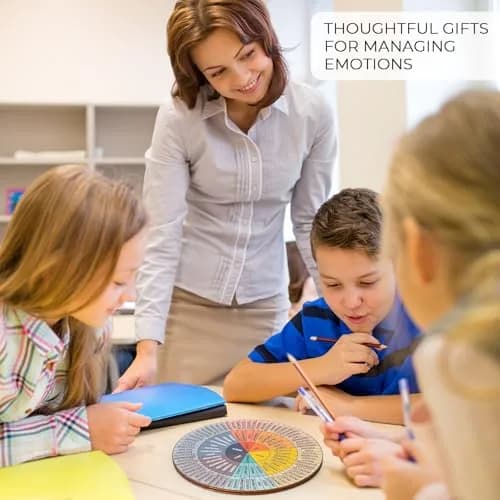 Giftacity 10.6" Feelings Wheel for Therapy Office | Emotion Chart for Mental Health & Classroom Use thumbnail 6