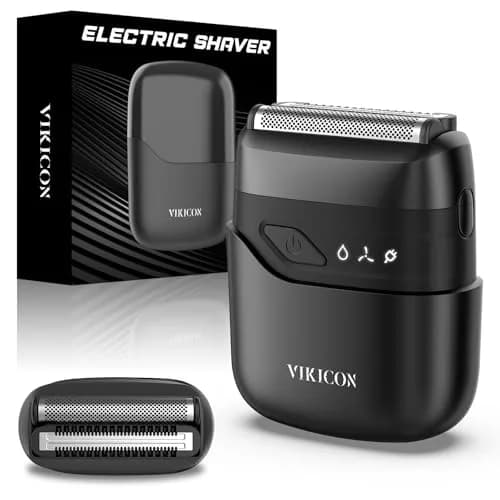 VIKICON Electric Foil Shaver for Men | Compact Portable Razor for Face thumbnail 1