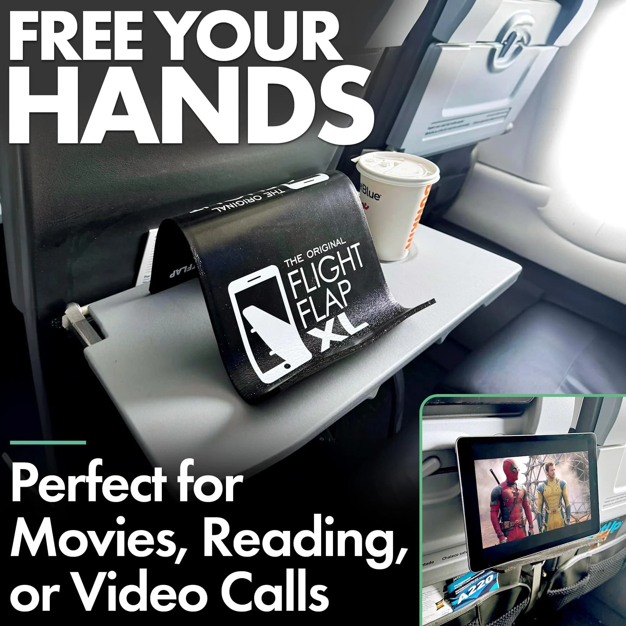 Flight Flap Flexible Airplane Phone Holder | 30.5cm x 17.8cm (12in x 7in) - view 3