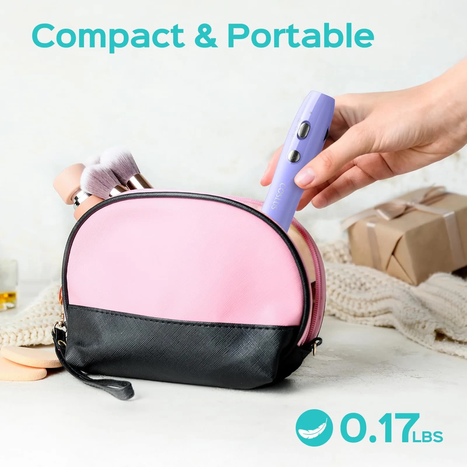 COSLUS C42 Cordless Electric Nail Drill File with Stepless Speed Knob | Professional Portable Manicure Pedicure Rechargeable - view 6
