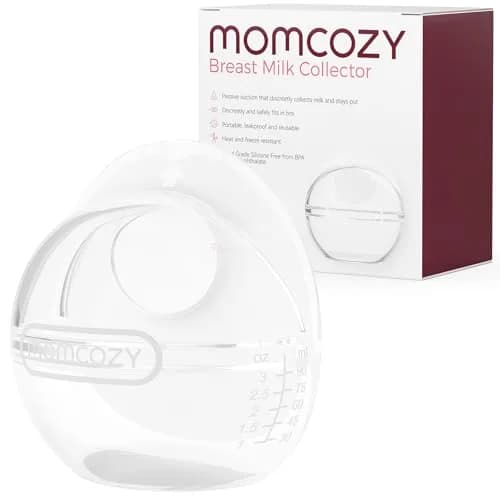 Momcozy Breast Milk Collector 90ml (3oz) | Passive Collection for High Milk Supply thumbnail 1