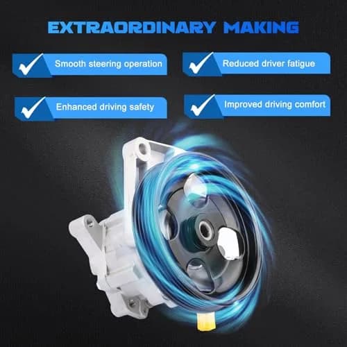 YOMALL Power Steering Pump with Pulley 21-120 | Replaces OE 0054662201 thumbnail 7