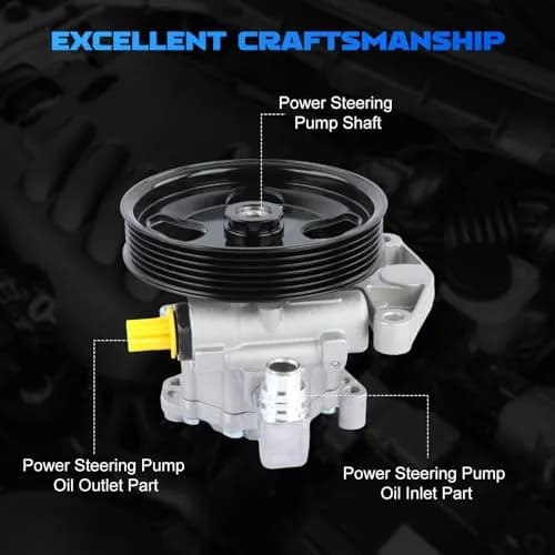 YOMALL Power Steering Pump with Pulley 21-120 | Replaces OE 0054662201 thumbnail 3