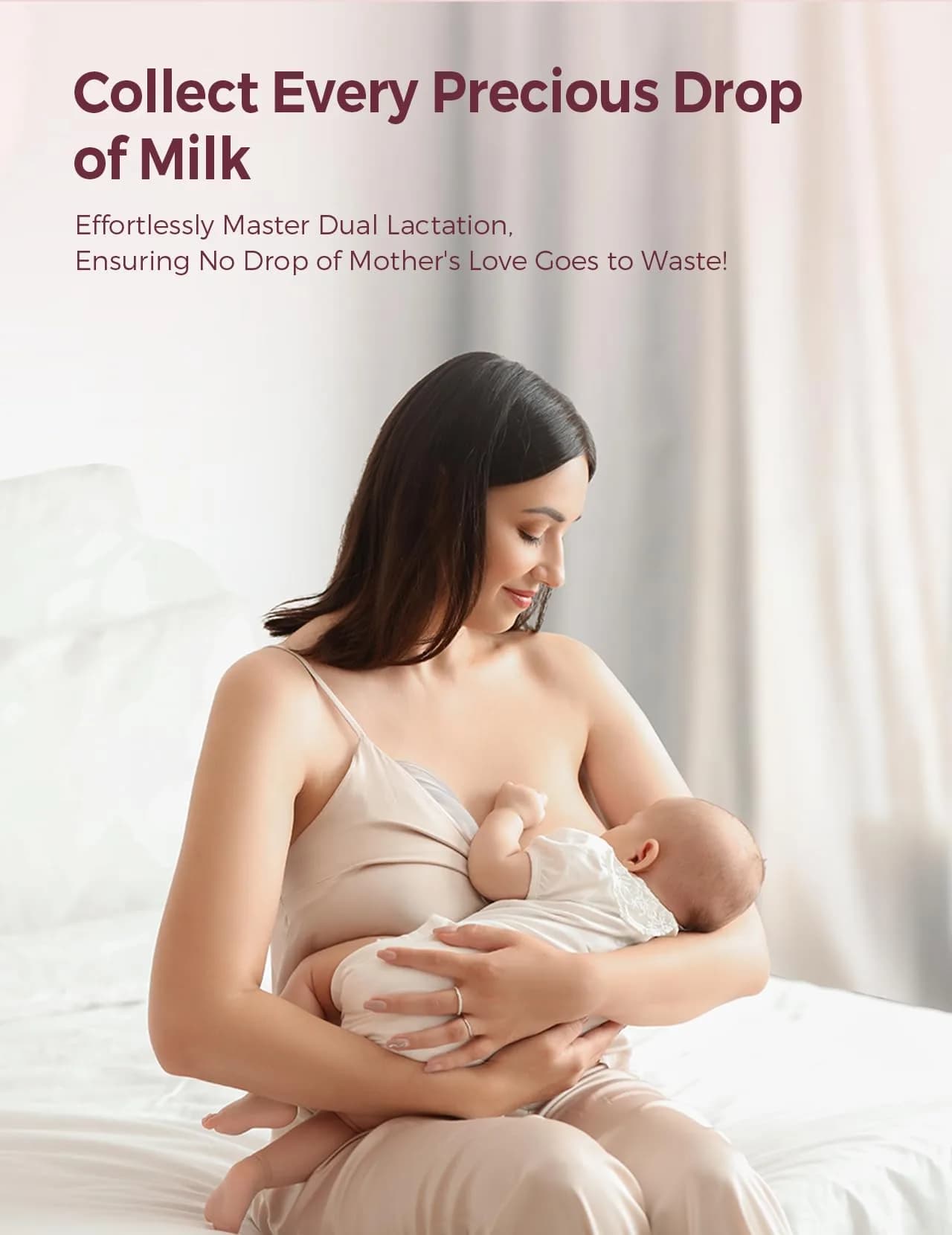 Momcozy Breast Milk Collector 3oz (90ml) 2-Pack | Passive Collection for High Milk Supply - view 6
