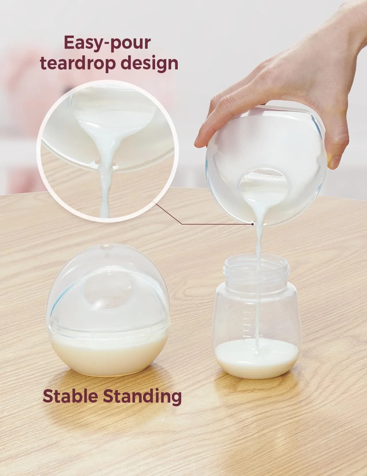 Momcozy Breast Milk Collector 3oz (90ml) 2-Pack | Passive Collection for High Milk Supply - view 4