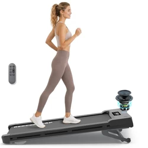 PACEROCKER Walking Pad Treadmill 12% Auto Incline | Compact Under Desk Fitness Equipment thumbnail 1